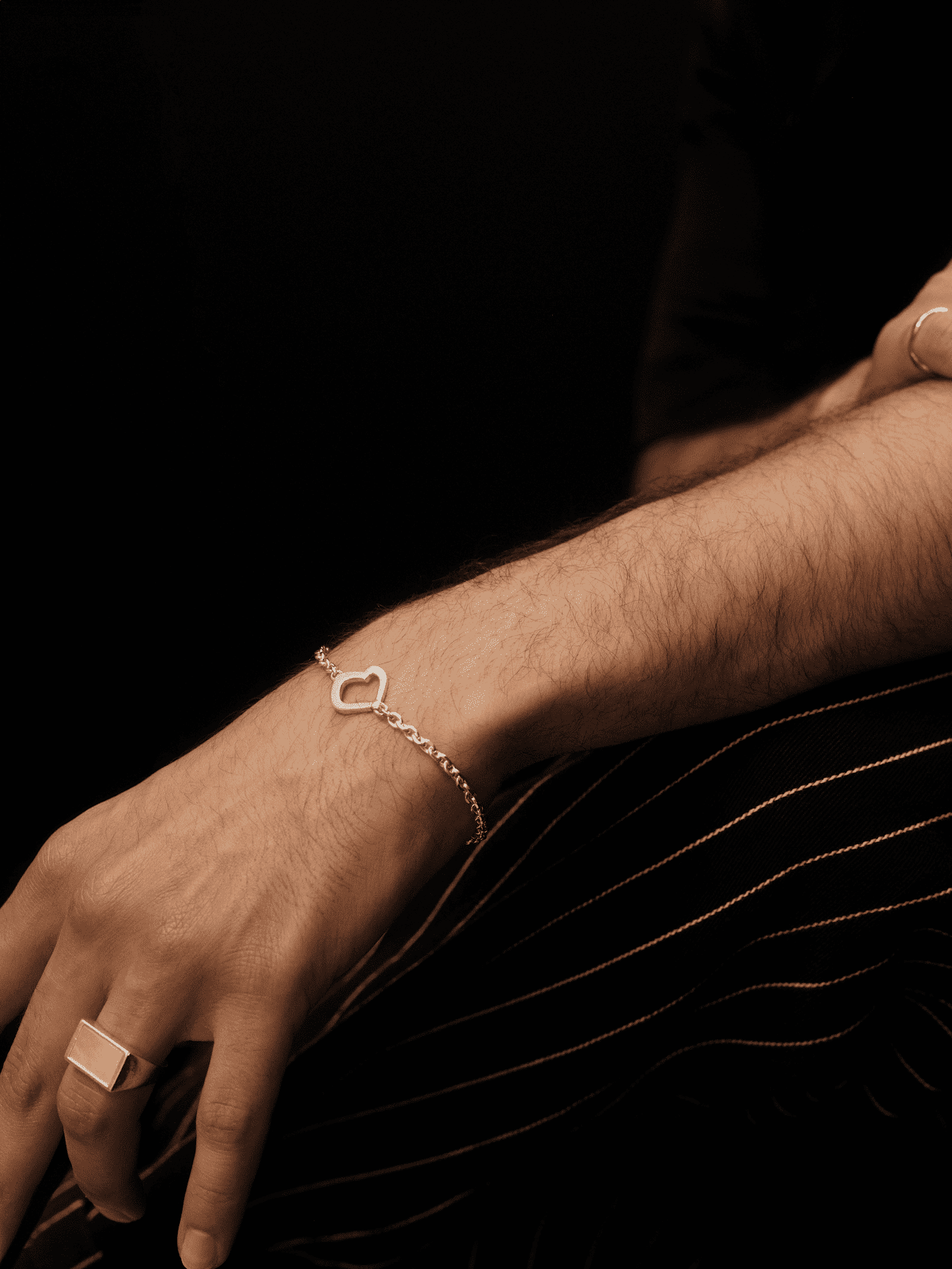 TRI HEART SOLO BRACELET