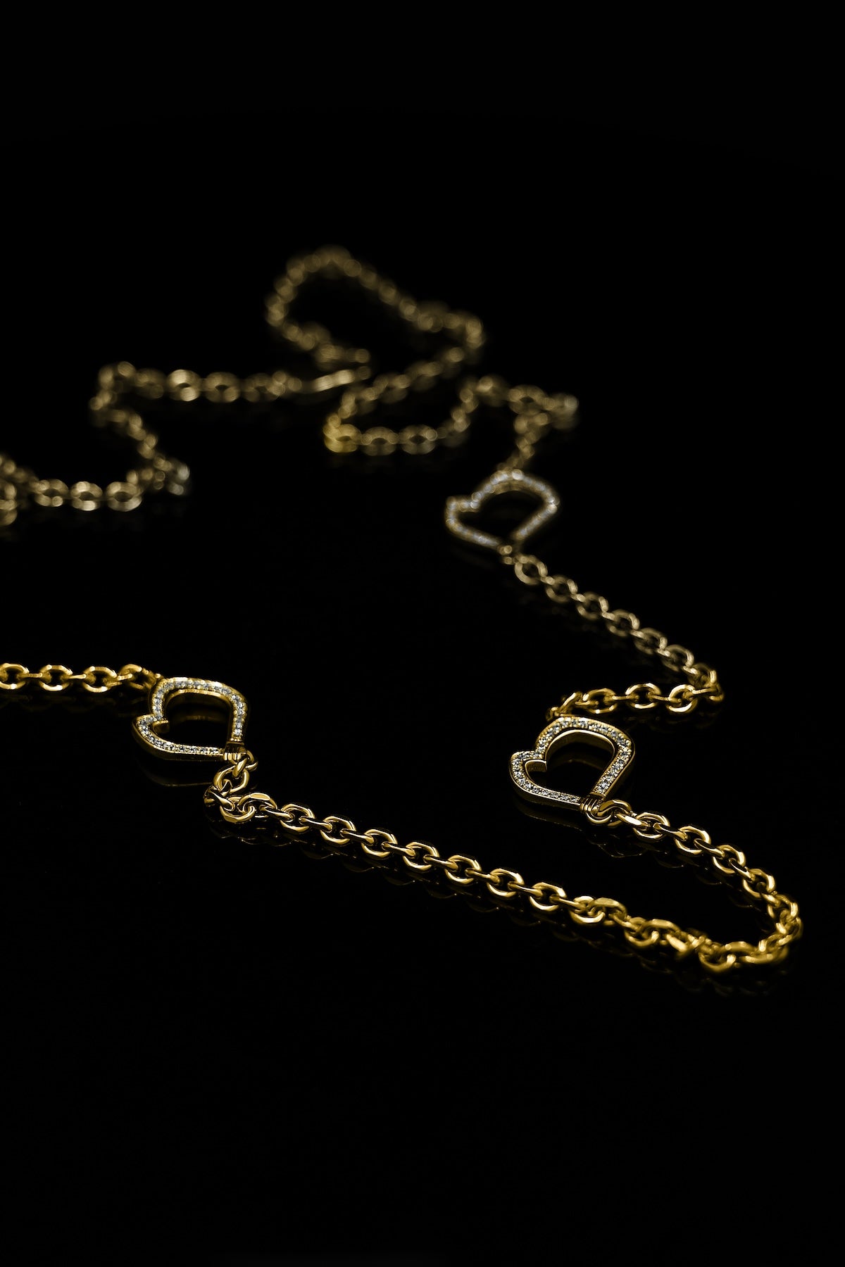TRI HEART CHAIN LONG