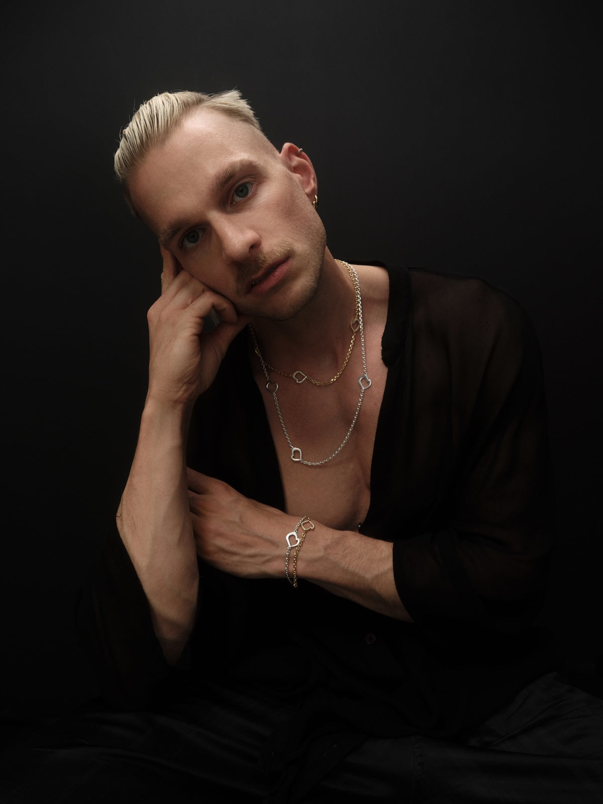 TRI HEART SOLO BRACELET